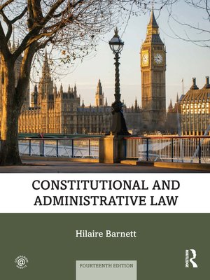 cover image of Constitutional and Administrative Law
